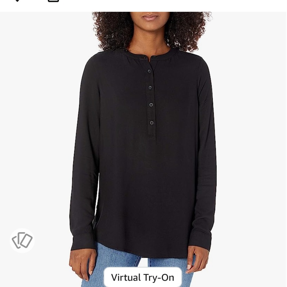 Amazon basic long sleeve blouse